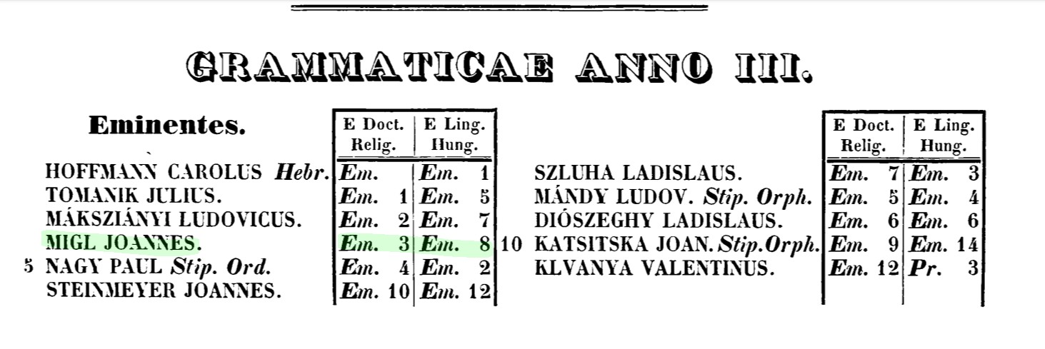 ročenka 1842